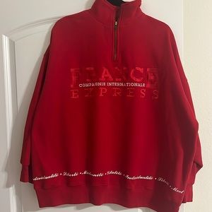 Red Vintage Express sweatshirt